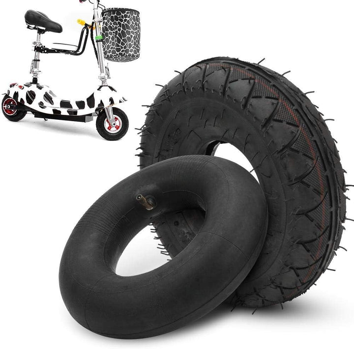 Roller Reifen, 4.10/3.50-4 Gummi Elektroroller Aussen- und Schlauchreifen für E-Bike Elektroroller