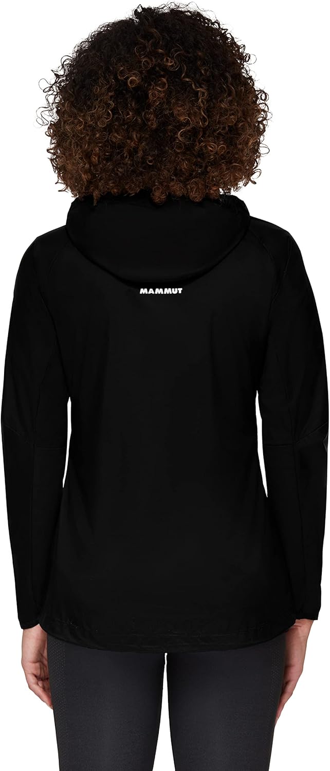 Mammut Damen Aenergy Hooded Windbreaker Jacke mit Kapuze, Schwarz