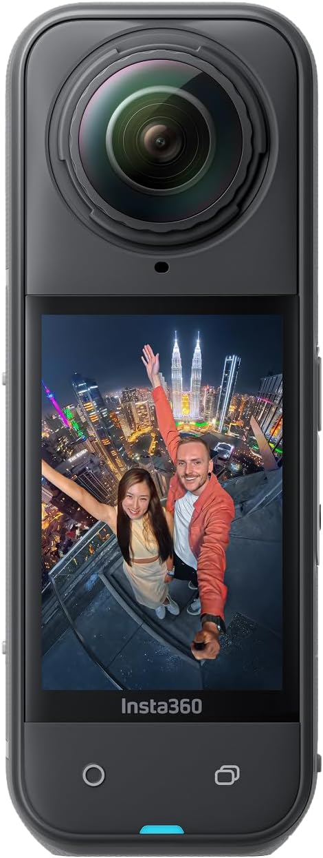 Insta360 X5 - wasserdichte 8K 360°-Action-Cam, Spitze bei wenig Licht, Unsichtbarer Selfie-Stick-Eff