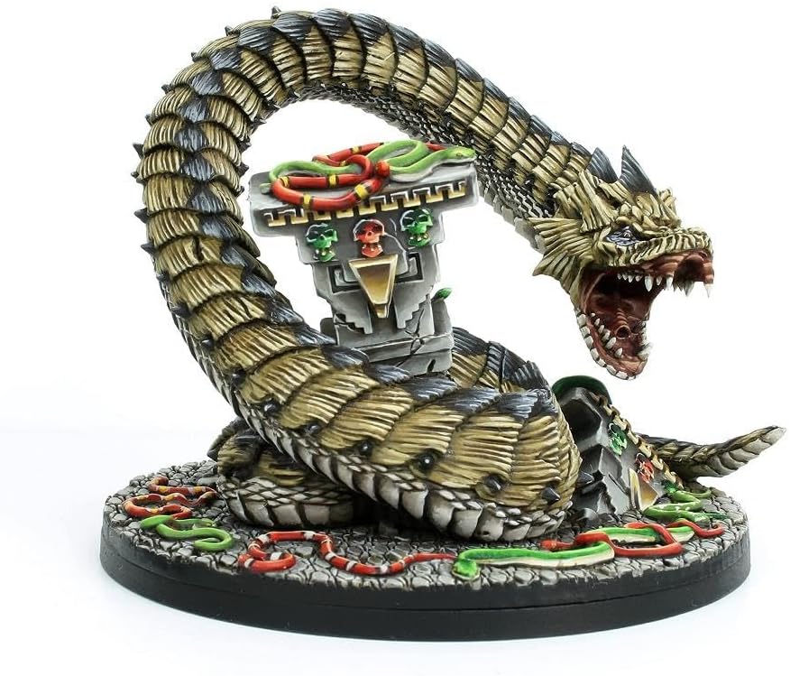 Epic Encounters: Temple of the Snake God RPG Fantasy Roleplaying Tabletop Game with 20 Detailed Mini