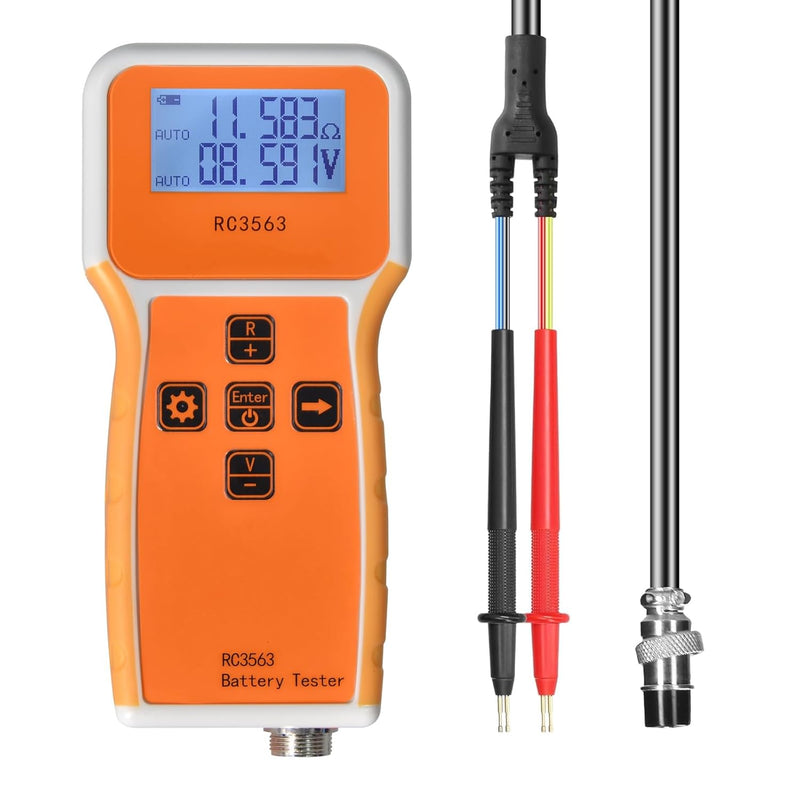 Batterie Innenwiderstandsmessgerät, Batteriespannungs Innenwiderstandsmessgerät 1uΩ~200Ω/0~±100VDC,