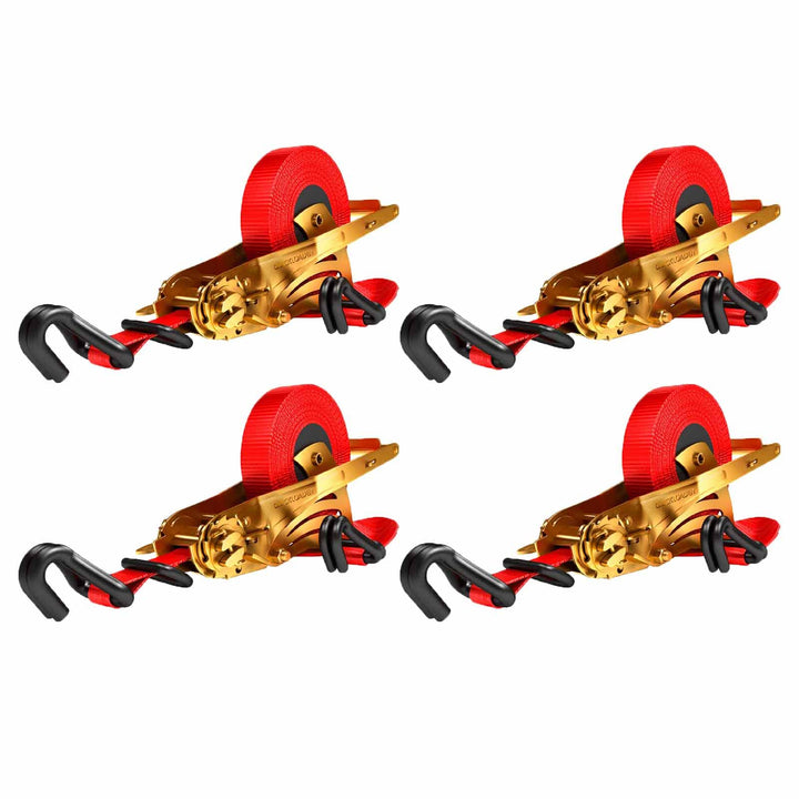 Quickloader Automatik-Zurrgurt 5 Meter 4 Stück