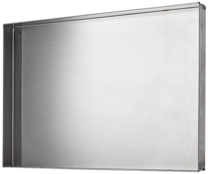 Pentole Agnelli Backform und Pizza, rechteckig, aus Aluminiumlegierung 3003, mit geraden Kanten, 60