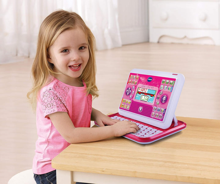 VTech 2-in-1-Laptop und Tablet, Genio Little App, Lerncomputer für Kinder ab 4 Jahren, 80 Aktivitäte