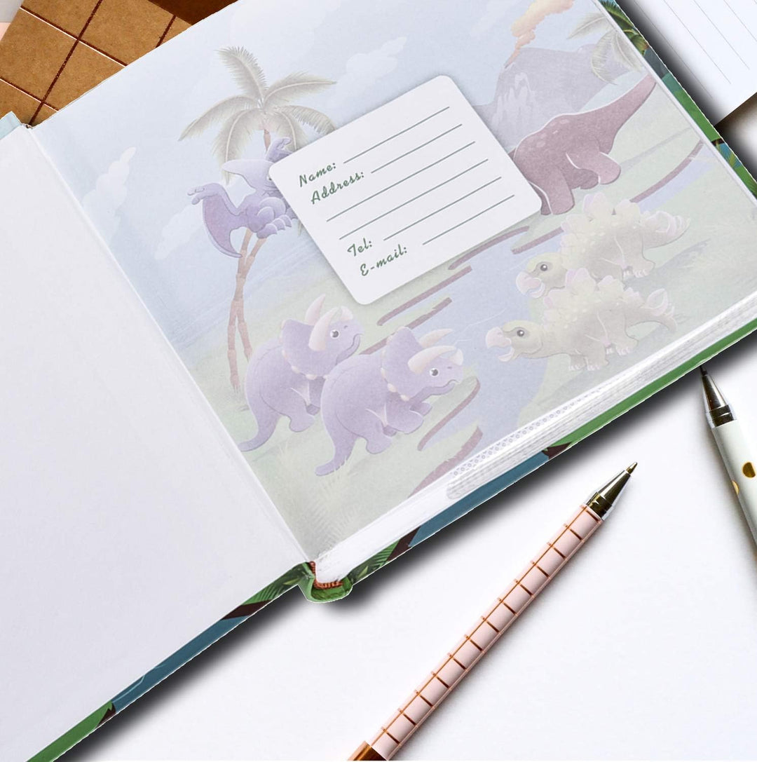 ARPAN Kinderalbum, Dinosaurier in prähistorischer Szene zum Einschieben für 200 Fotos, 10 x 15 cm, B