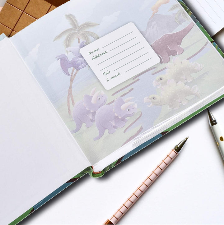 ARPAN Kinderalbum, Dinosaurier in prähistorischer Szene zum Einschieben für 200 Fotos, 10 x 15 cm, B