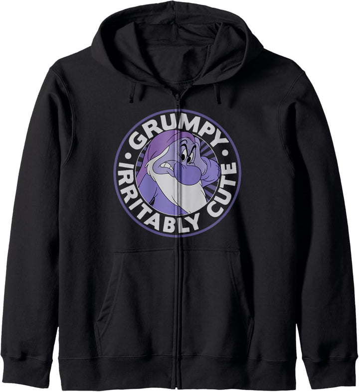 Disney Snow White Grumpy Irritably Cute Kapuzenjacke