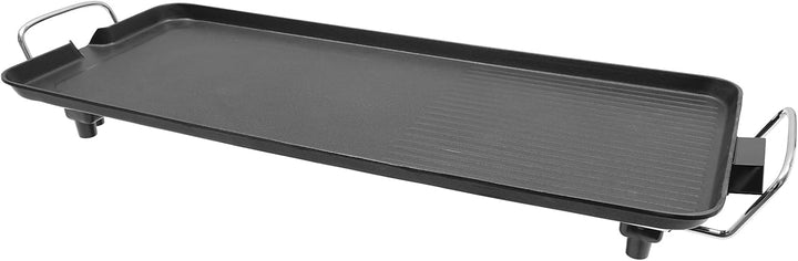 Elektrischer Tischgrill, 1500W Elektrogrill Antihaft-Beschichtung, Temperatur-Einstellstufen, 68 * 2