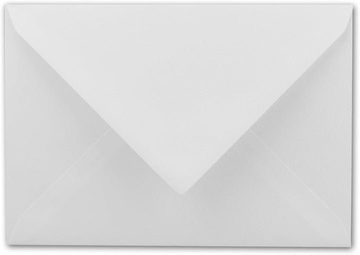 700x Briefumschläge DIN C5-16,2 x 22,9 cm - Weiss mit gerippter Struktur - 100 Gramm pro m² - Kuvert