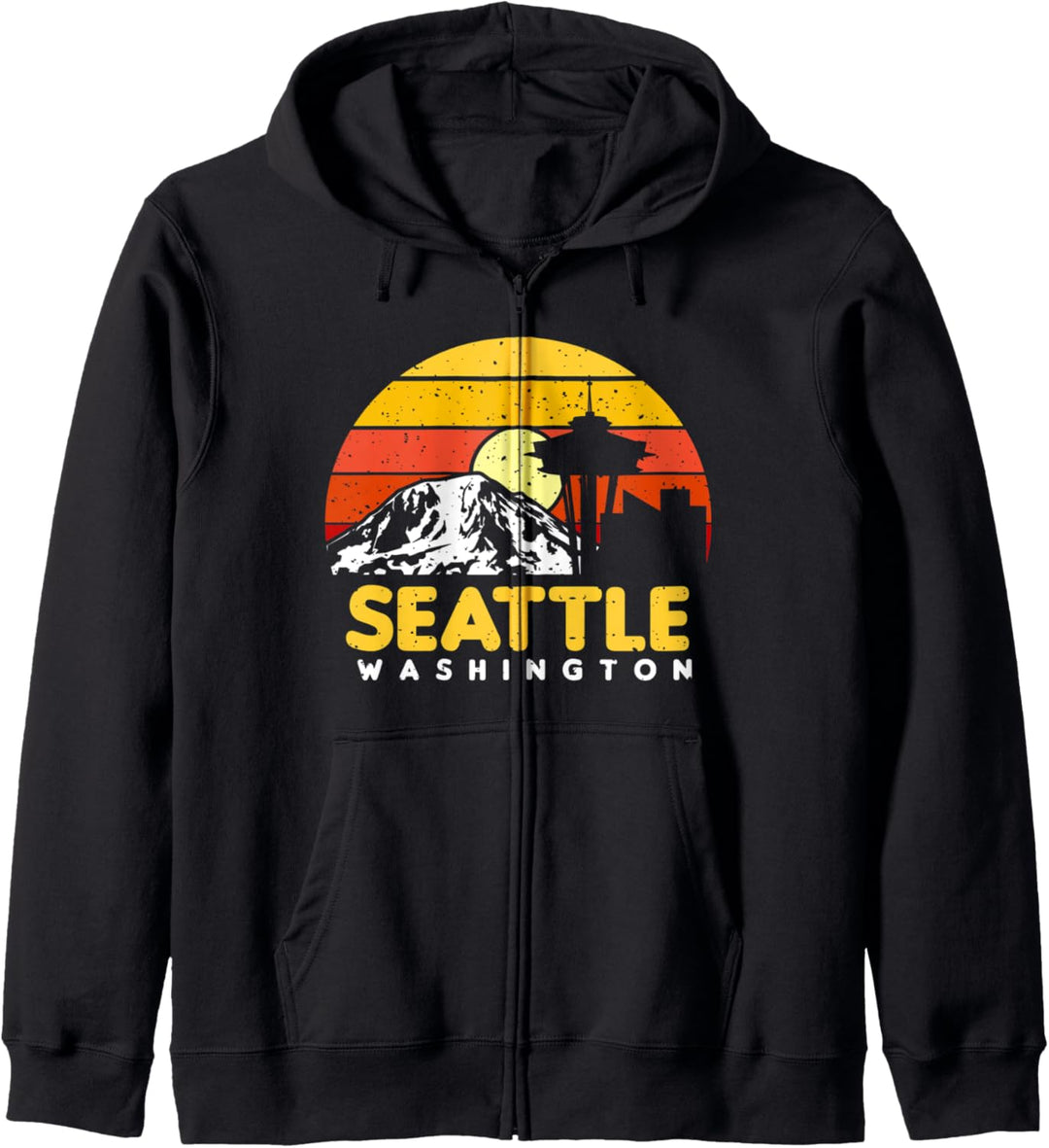Seattle Washington PNW Urlaub Souvenir Geschenk Kapuzenjacke