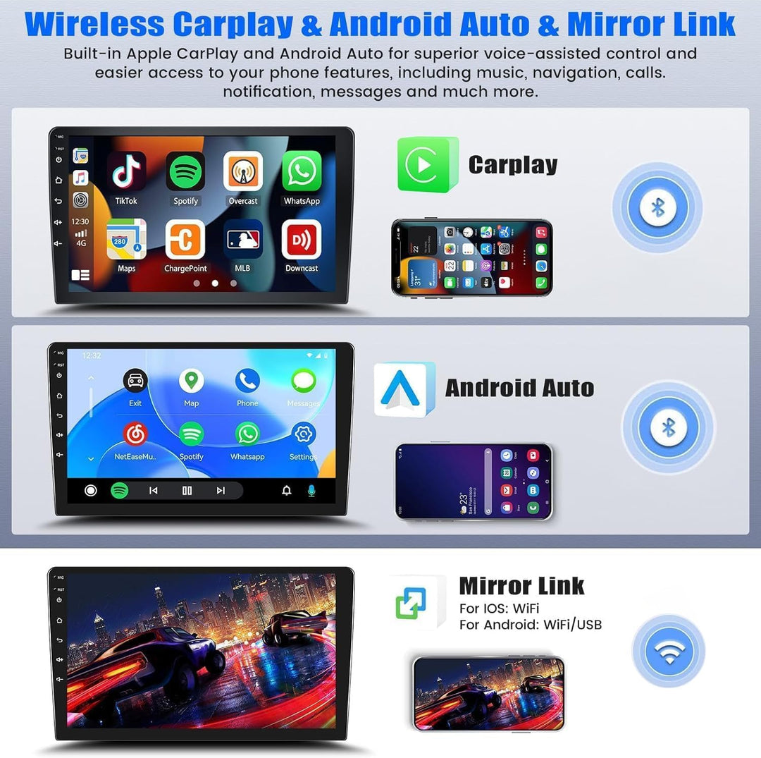 SIXTOP 2G+64G Android 13 Autoradio für FIAT Ducato 2010/Citroen Jumper/Peugeot Boxer Wireless CarPla