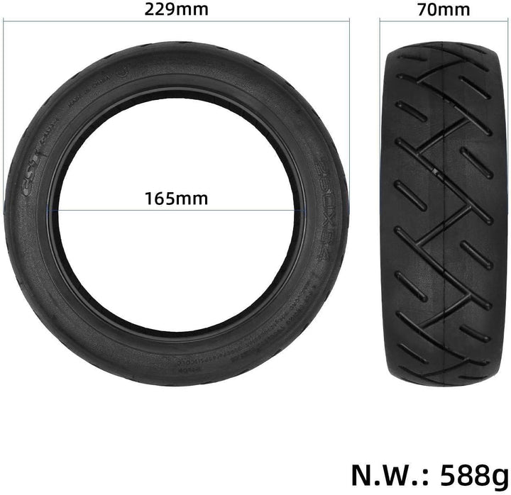 TREFAN 10 Zoll 250 * 64 Vakuumreifen für Xiaomi 4 Ultra Elektroroller, langlebiger, rutschfester Gum