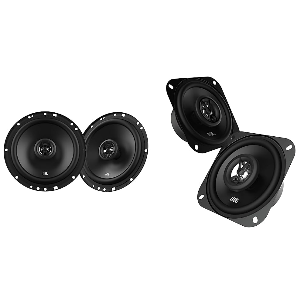 JBL Stage1 61F 2-Wege Auto Lautsprecher Set von Harman Kardon - 165mm | 6,5 Zoll, Schwarz &amp; Stage1 4