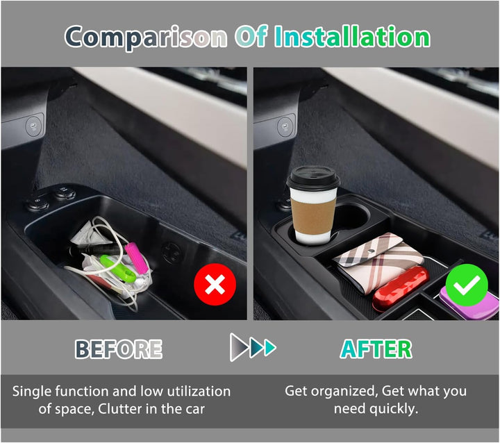 GAFAT Ki-a EV6 2021-2024 2025 Mittelkonsole Aufbewahrungsbox, EV6 2023 Organizer Tray Handschuhfach