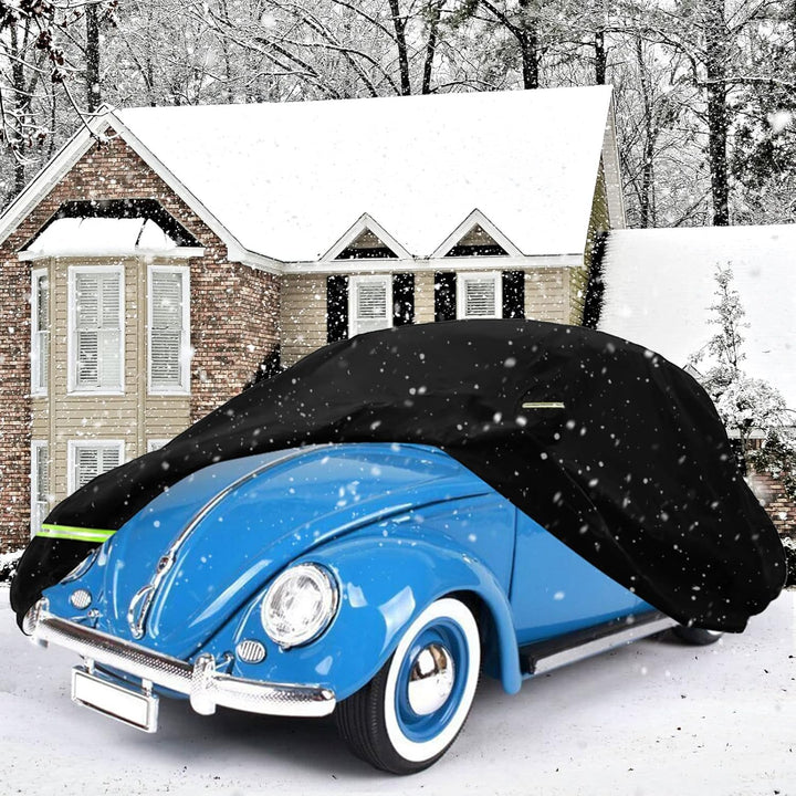 Vollgarage Autoabdeckung Kompatibel mit VW Beetle 1960-1980, Autoabdeckung für Drinnen und Draussen
