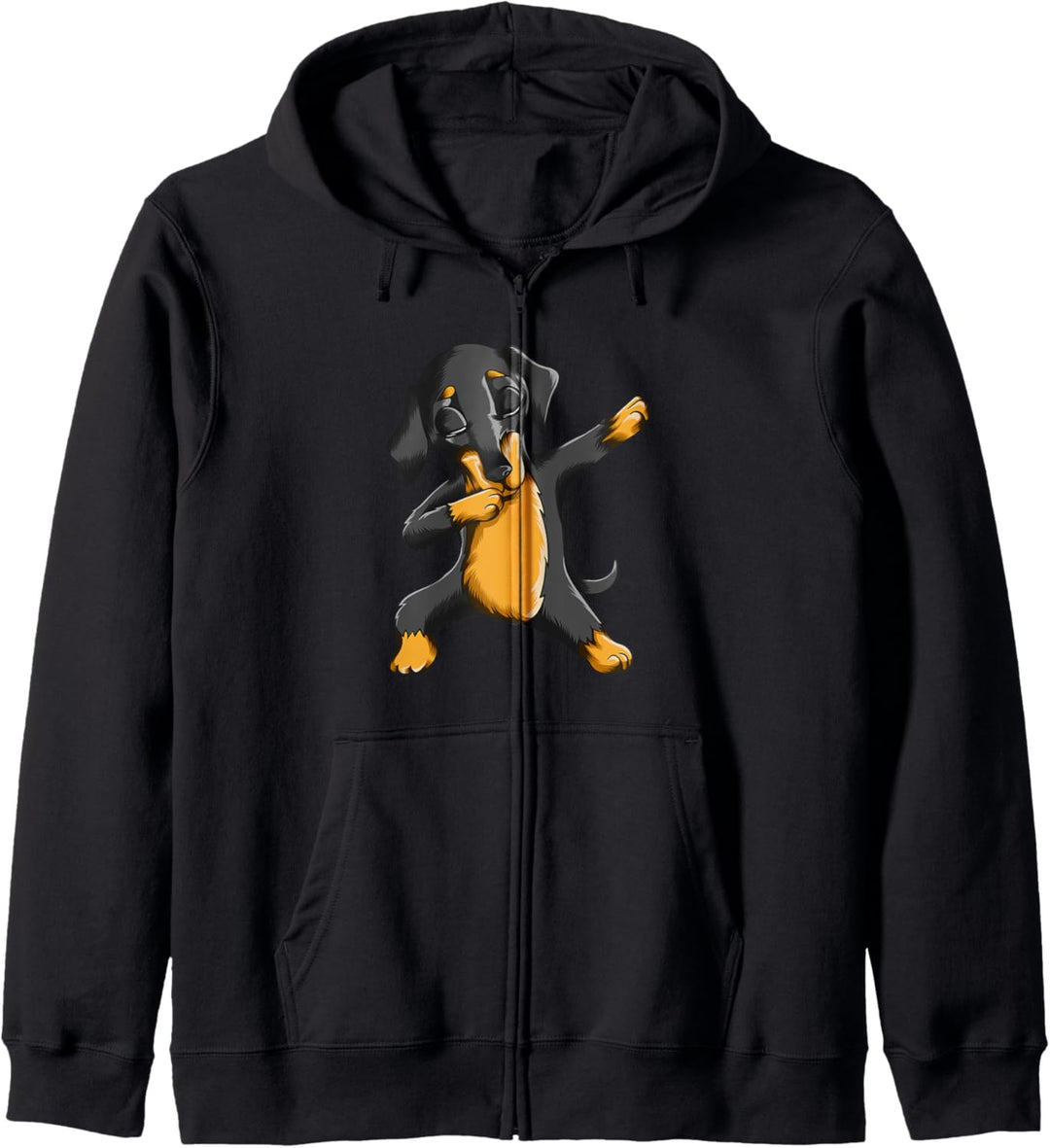 Dabbing Daschund Motiv Dachshund Hundehalter Hund Dackel Dab Kapuzenjacke