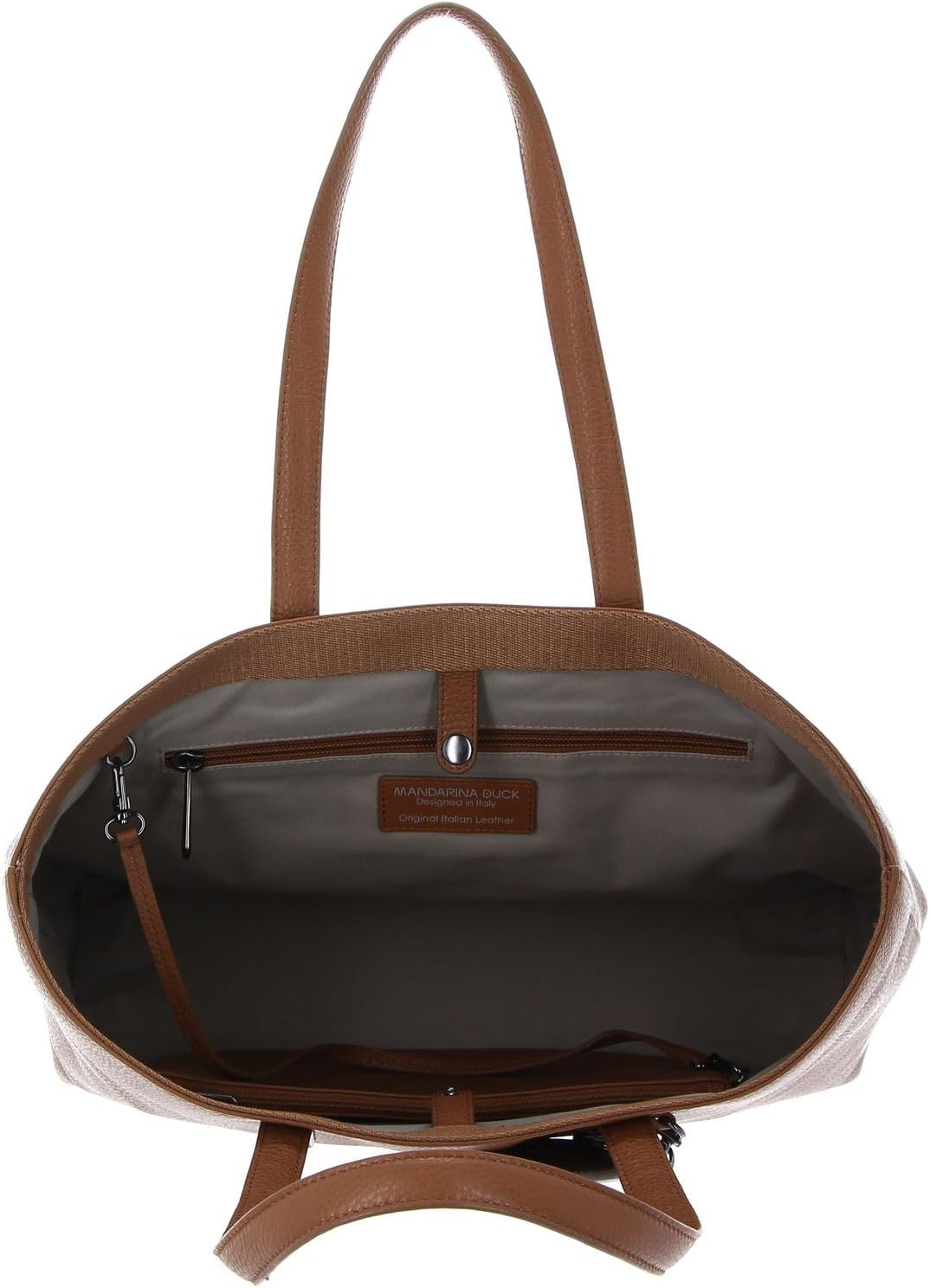 Mandarina Duck Damen Mellow Leather, Rosa (Pink), 36x27x15 (L x H x W) Braun (Indian Tan), Braun (In