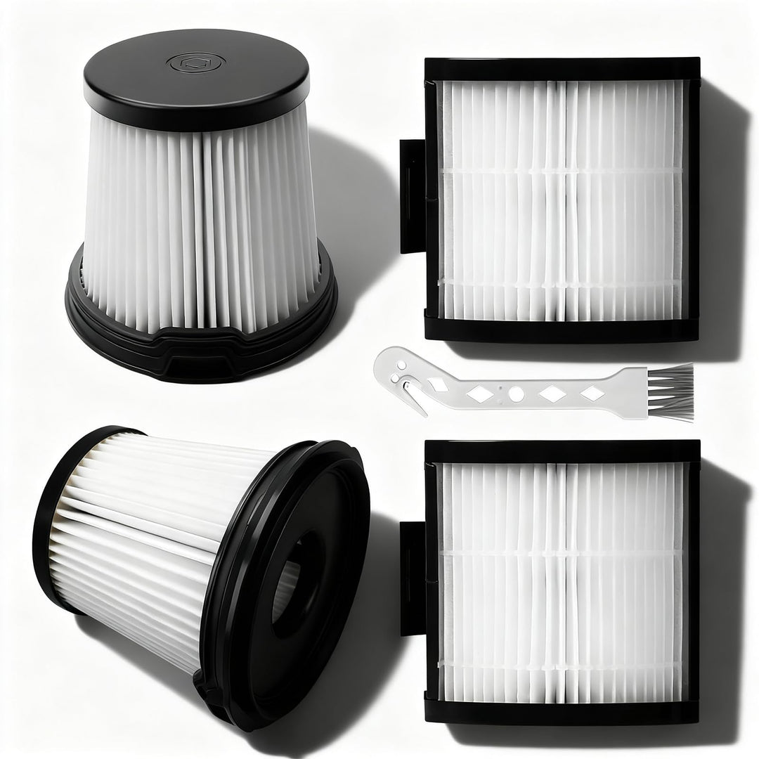 Filter für Shark Detect Pro Staubsauger IW3612EU IW3612EUT IW3613EUT IW3612AMZEU, 2 HEPA-Filter, 2 V