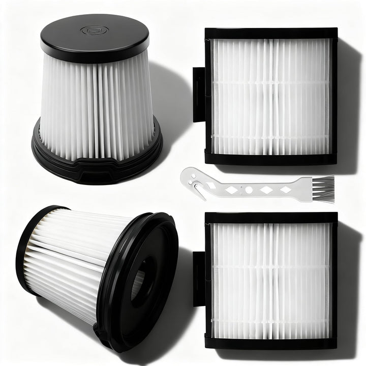 Filter für Shark Detect Pro Staubsauger IW3612EU IW3612EUT IW3613EUT IW3612AMZEU, 2 HEPA-Filter, 2 V
