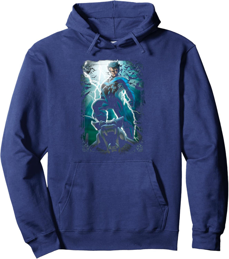 Batman Nightwing Night Light Pullover Hoodie