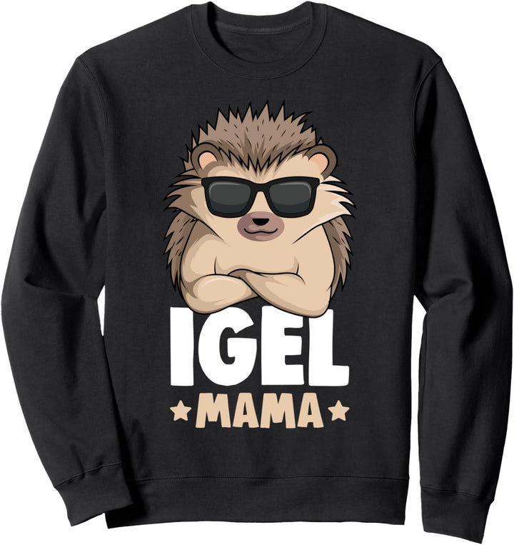 Igel Mama Damen Frauen Sweatshirt