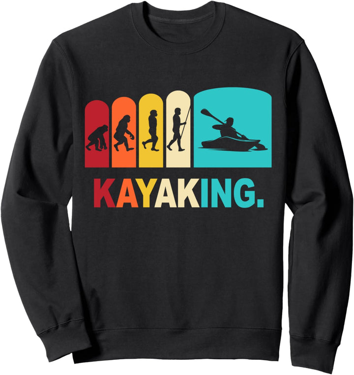 Kayaking Evolutions Kajak Kanusport Paddeln Herzlinie Sweatshirt