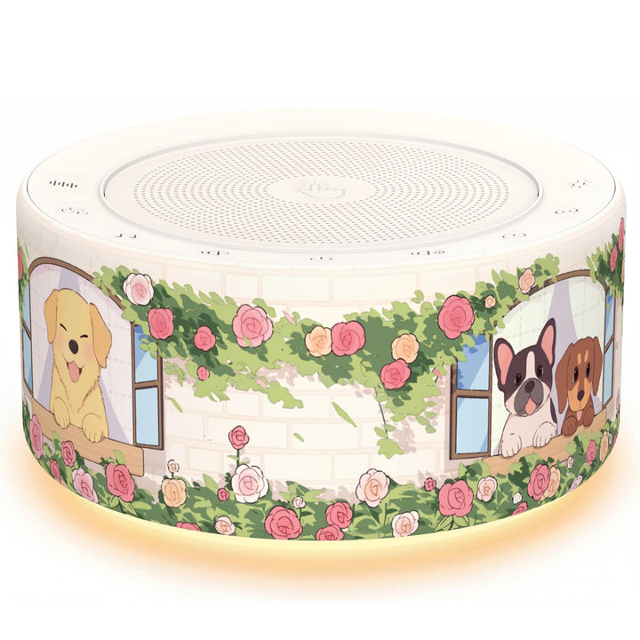 KIPCUSH Weisses Rauschgerät mit 30 High-Fidelity-Soundtracks, Sound-Maschine für Babys, Erwachsene,