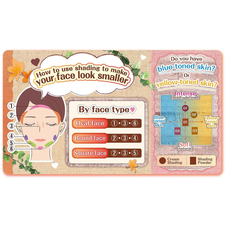 IDA Laboratories CANMAKE | Powder Cheek | Shading Powder 01 Danish Brown (japan import)