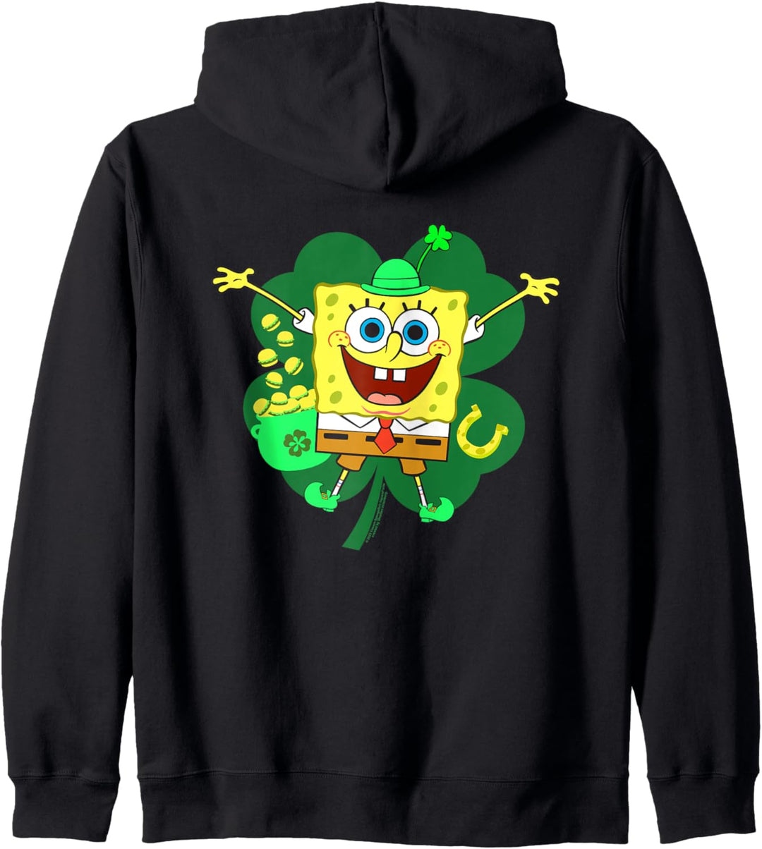 SpongeBob SquarePants St. Patrick's Day Four Leaf Clover Kapuzenjacke