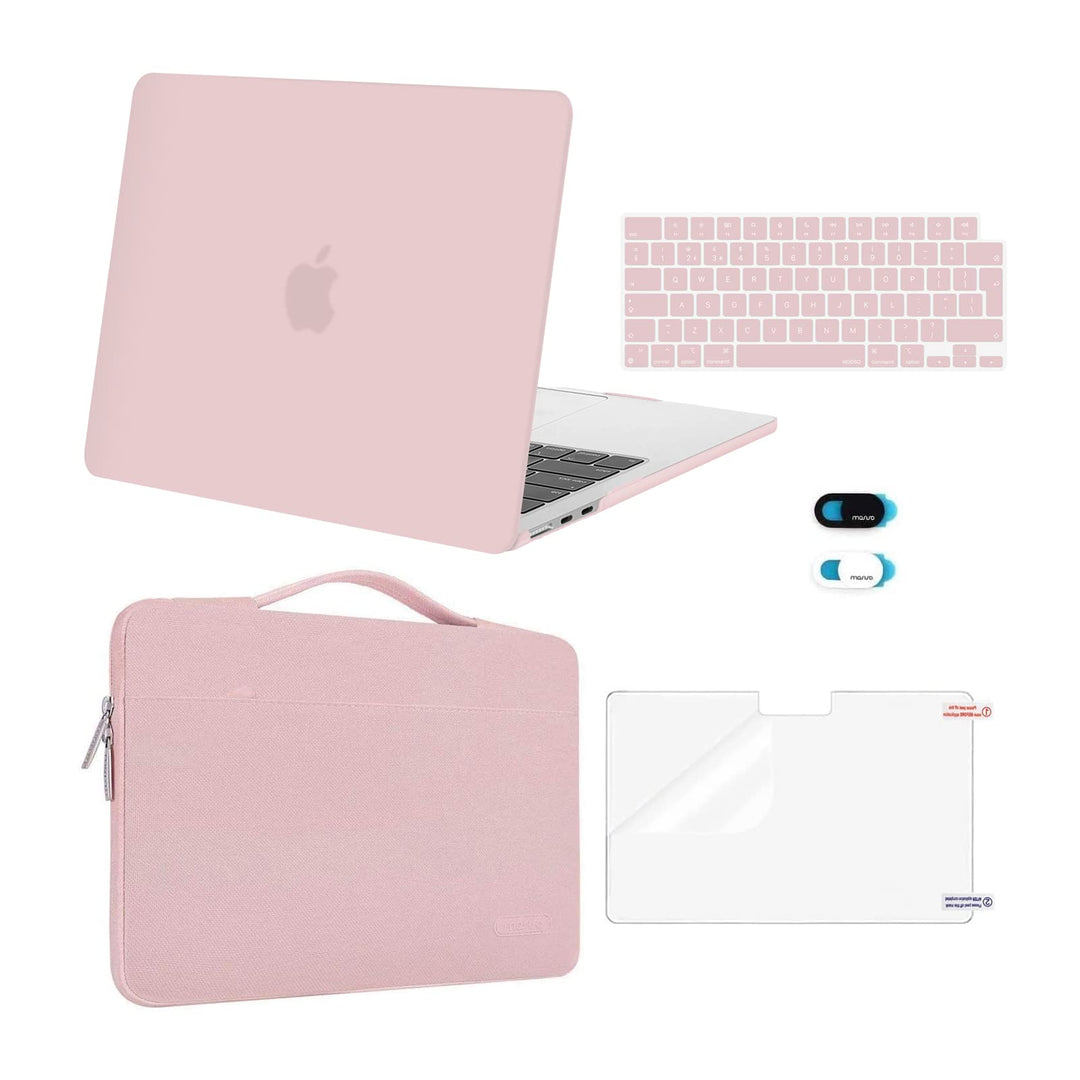 MOSISO Kompatibel mit MacBook Air 13,6 Zoll Hülle 2022-2024 A2681 mit M2 Chip Touch ID,Plastik Harts