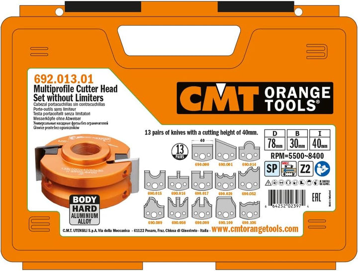 CMT CMT-692.013.01 692.013.01 – Etuche ohne Rückmeldung. d=78 x 40 f=30, Schwarz