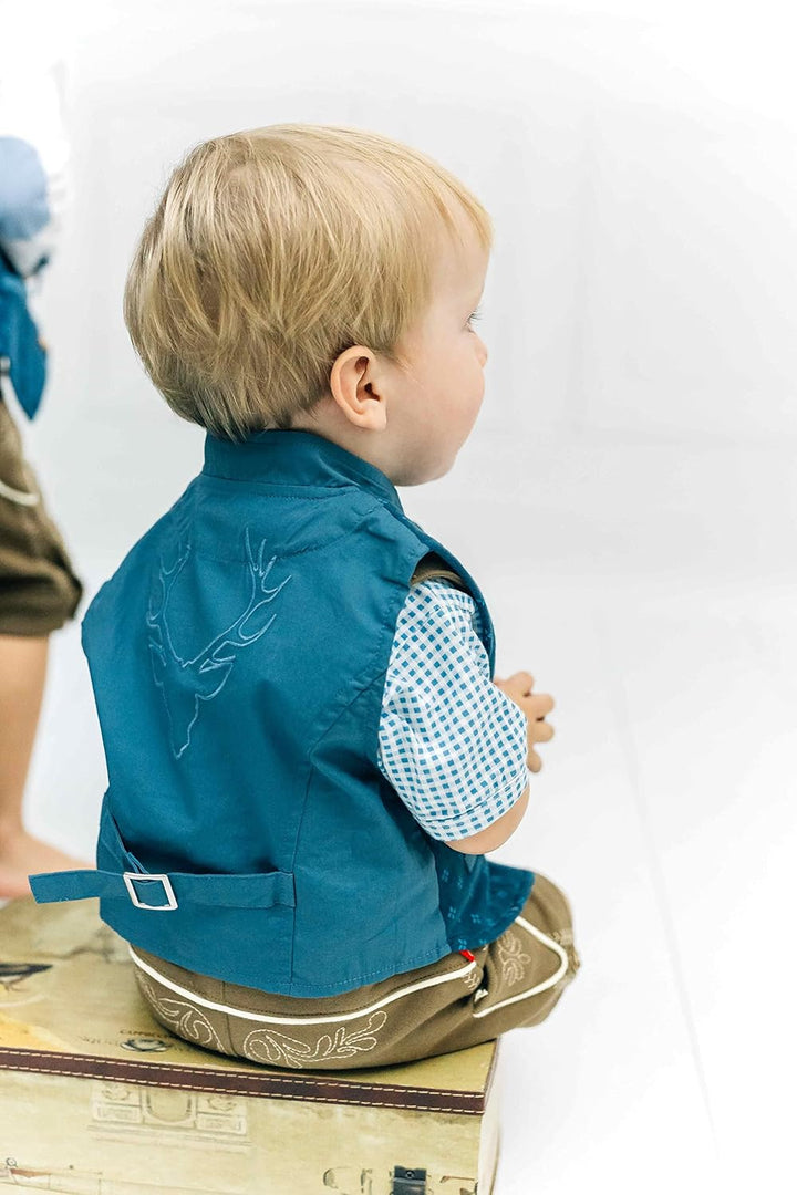Mogo.cc, Weste oder Jacke AMEDEO 98-104 Blau, 98-104 Blau