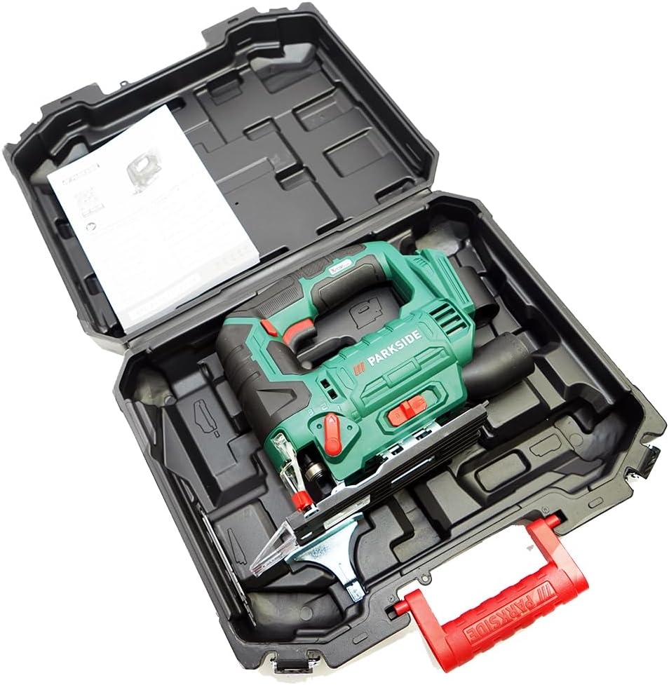 HEADNMORE® Bundle - PARKSIDE® 20V Akku Stichsäge Pendelhubstichsäge PSTDA 20 + HEADNMORE® Schlüssela