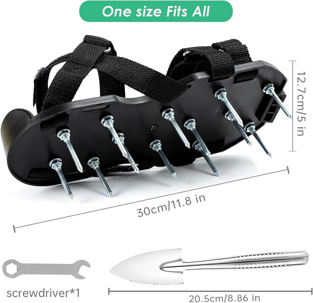 Rasenlüfter-Schuhe – Nagelschuhe Rasenlüfter für effektives Rasen Belüften, Aerifizierer für Rasen m