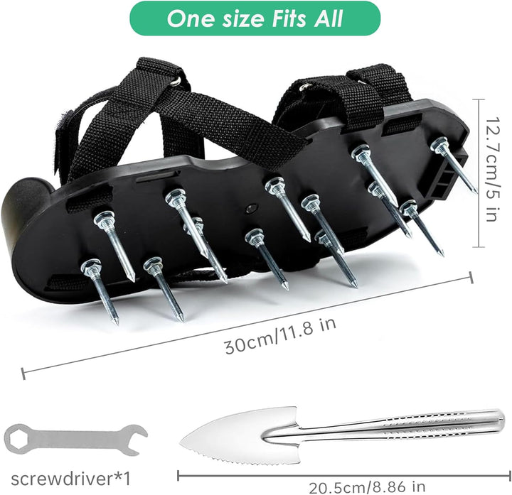 Rasenlüfter-Schuhe – Nagelschuhe Rasenlüfter für effektives Rasen Belüften, Aerifizierer für Rasen m