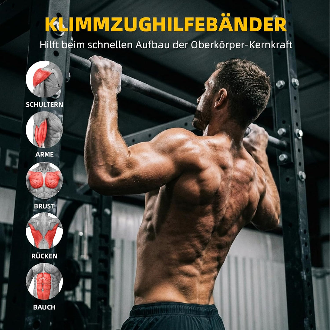 Klimmzughilfebänder, Verstellbarer Widerstand, Krafttraining
