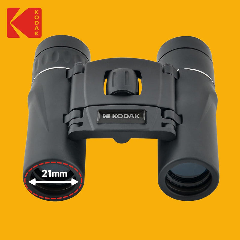 KODAK BCS200 Binokular-Fernglas, kompakt, 8-fache Vergrösserung, Sichtfeld von 126 m bis 1000 m, Sch