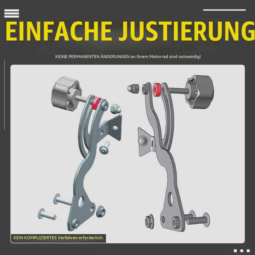 Einstellbare Verstärkung Windschutzscheiben-Stabilisator-Kit Windschutzscheibenhalterung für B.M.W R