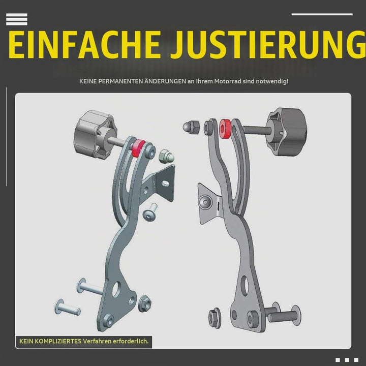 Einstellbare Verstärkung Windschutzscheiben-Stabilisator-Kit Windschutzscheibenhalterung für B.M.W R