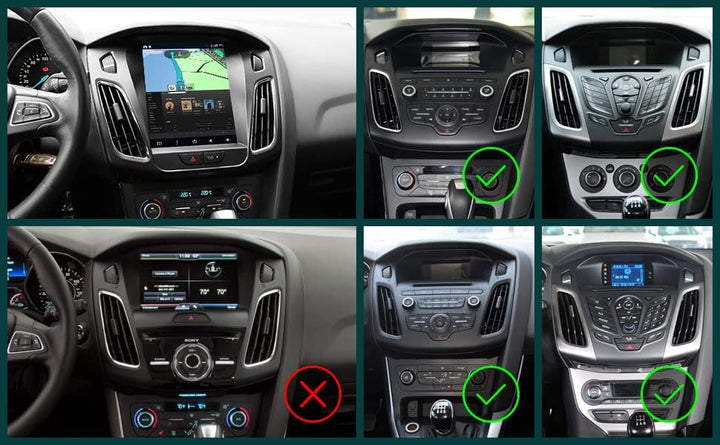[6GB+128GB] Android 14 2 Din Autoradio für Ford Focus (2010-2014)-[Integriertes CarPlay/Android Auto