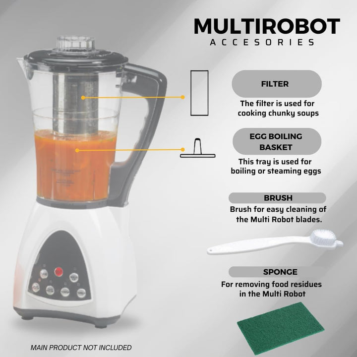 Multifunktionaler Roboter – 6 Programme, 2-in-1-Funktion: Mixbecher und Maker, Suppen und Cremes, hä