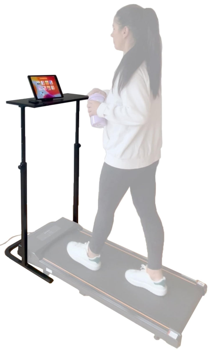 foto-kontor Laufbandtisch für Laufband Walking Pad Tisch höhenverstellbar Indoor Laufpult Training S