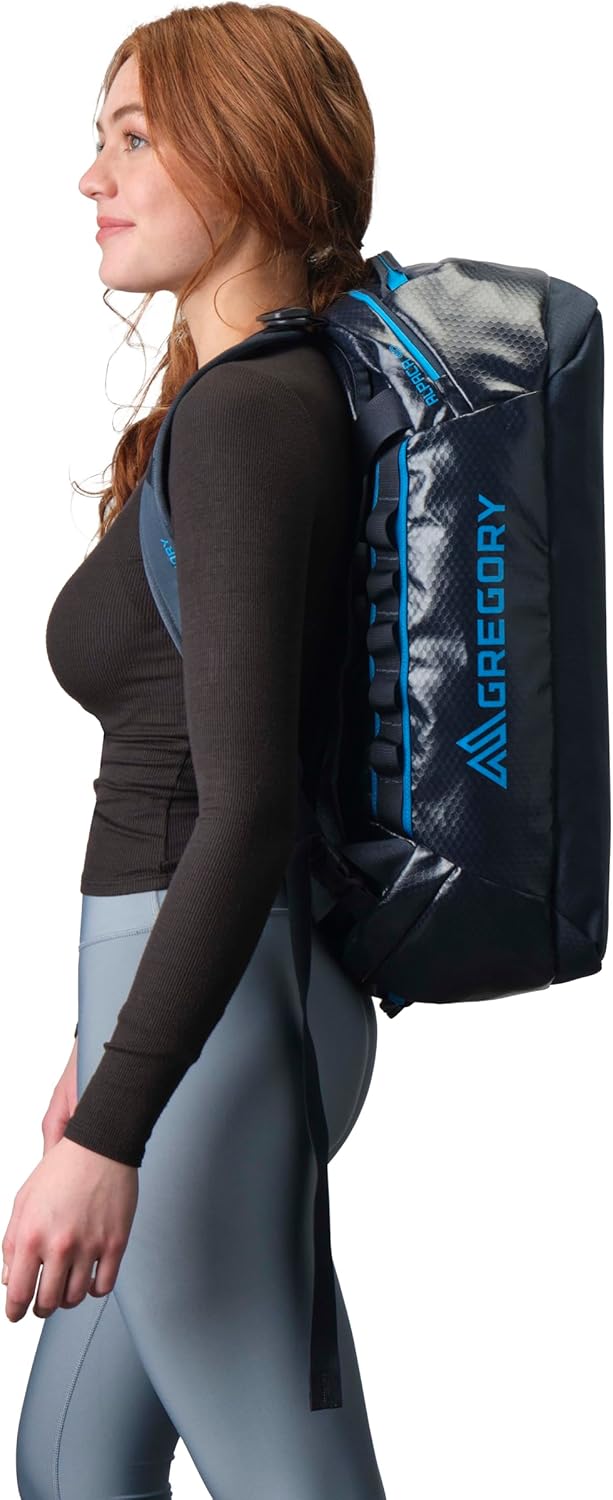 Gregory Alpaca Blau Duffel bag with removable shoulder straps, Blau Duffel bag with removable should