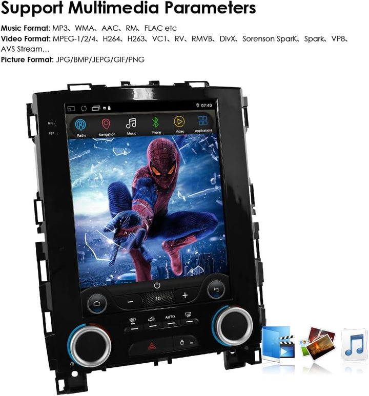 Android 14 9.7 Zoll-Autoradio Vertikaler Bildschirm für Renault Megane 4/Koleos/Samsung /SM6 /Talism