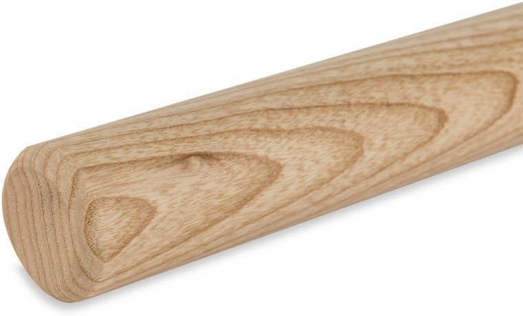 Treppen- und Geländerstudio Graber Ballettstange Esche hell Ø 42mm inkl. 2 Edelstahlhalter - 25 cm W