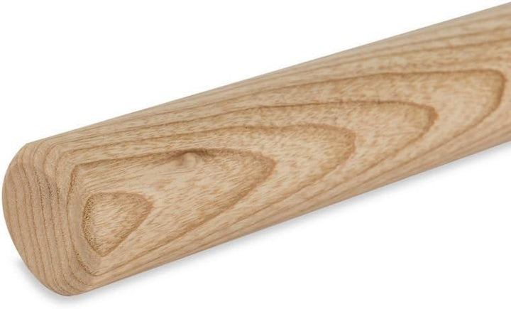 Treppen- und Geländerstudio Graber Ballettstange Esche hell Ø 42mm inkl. 2 Edelstahlhalter - 25 cm W