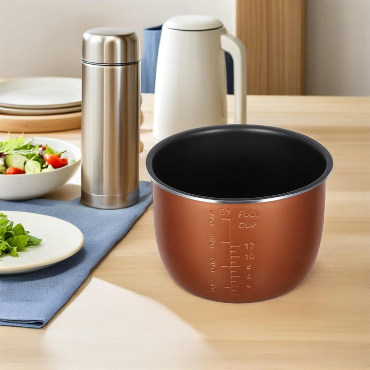 jojofuny Ersatztopf für Reiskocher 6l aus Aluminiumlegierung mit Hoher Wärmeeffizienz und Leicht zu