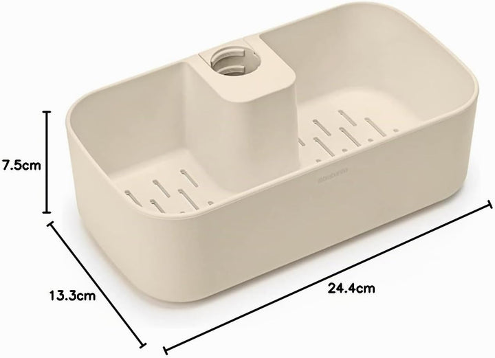 Brabantia - ReNew Duschablage - Platzsparend - Hält bis zu 2 kg - Wandhalterung für die Dusche - Kor