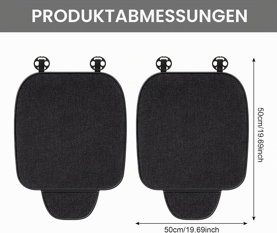 2 Stück Sitzauflage Auto Vordersitze, Sitzschutz, Autositzschoner Vorne, Atmungsaktiv, Anti-Rutsch,