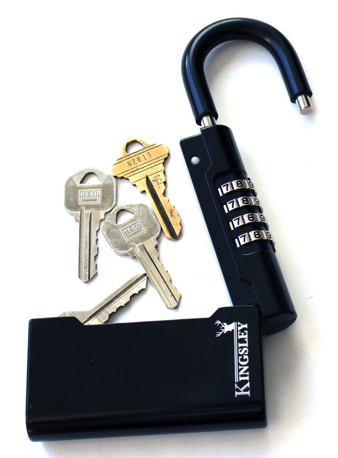 Kingsley Guard-a-Key Schlüsselsafe, Schwarz, Schwarz